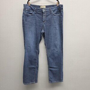 Silver Jeans Curvy Mid Bootcut Jeans Womens 20W Blue Stretch Denim Medium Wash